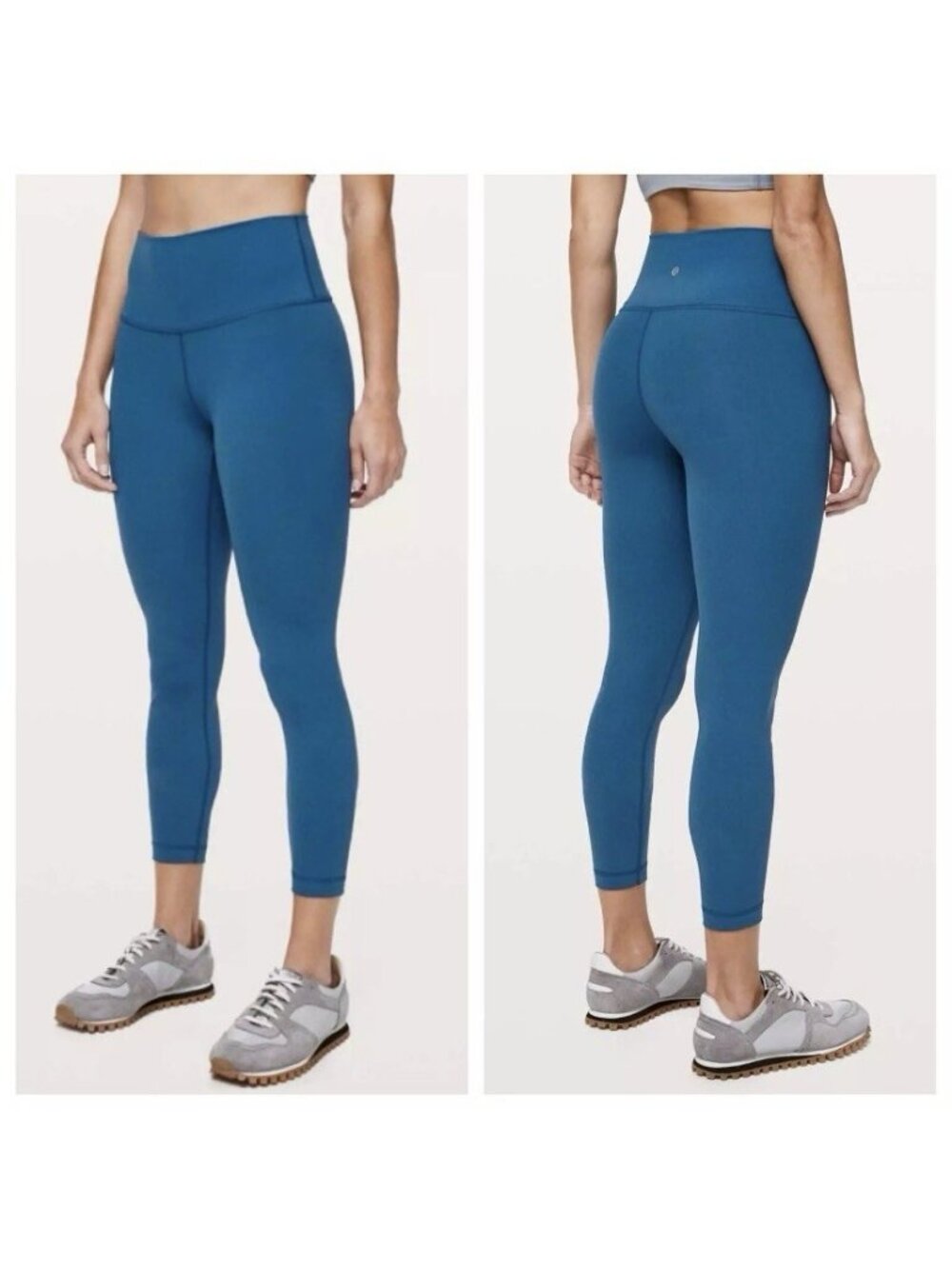 Lululemon Wunder Under Sz 10 High-Rise Leggings 25" Full-On Luxtreme Deep Marine